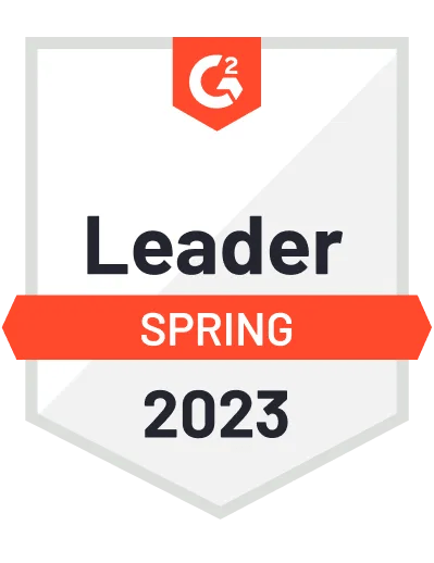 g2 leader spring 2023 badge