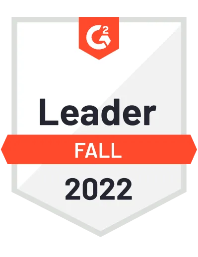 G2 Leader Fall 2022 badge