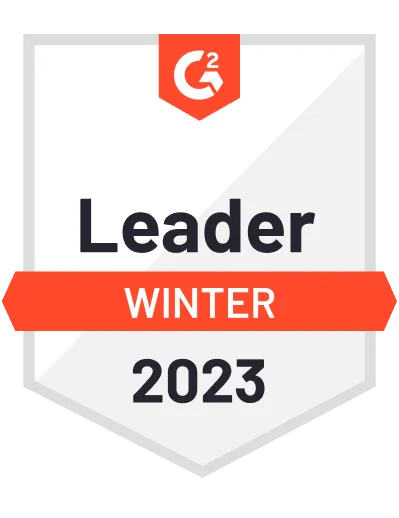 G2 Leader Winter 2023 badge