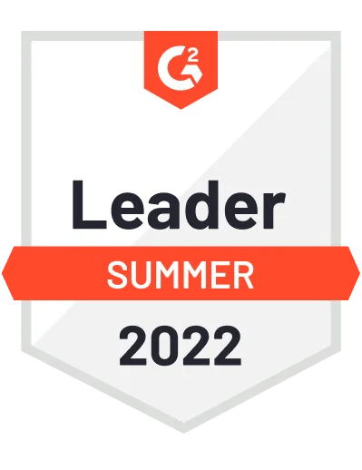 G2 Leader Summer 2022 badge