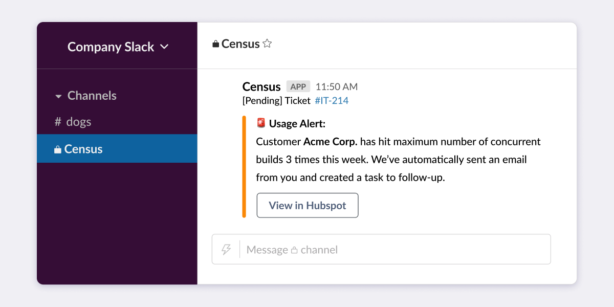 Automated alerts allows sales teams to stay on top of upsell opportunities