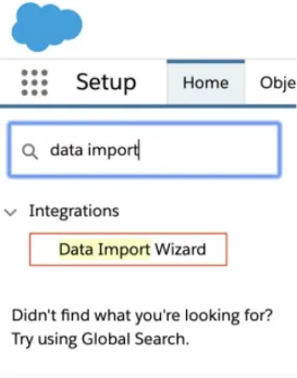 load data into salesforce using data import wizard