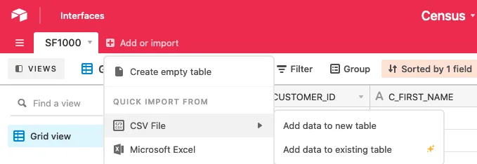 airtable import csv file