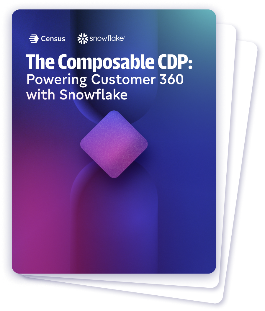 Snowflake CDP ebook