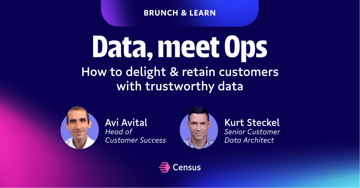 Data, Meet Ops: How to delight & retain customers with trustworthy data