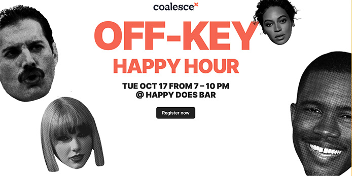 OFF-KEY Happy Hour at Coalesce