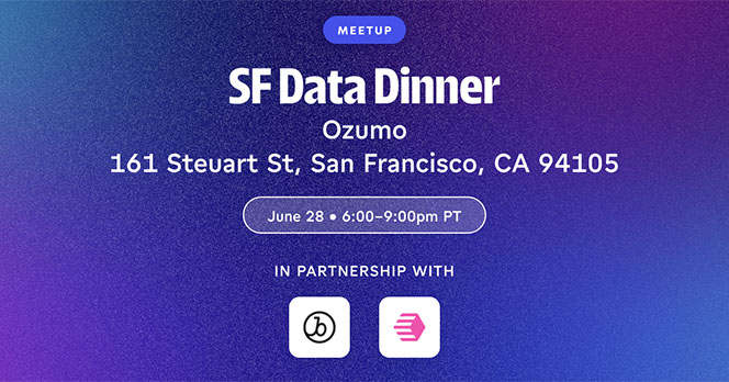 SF Data Dinner