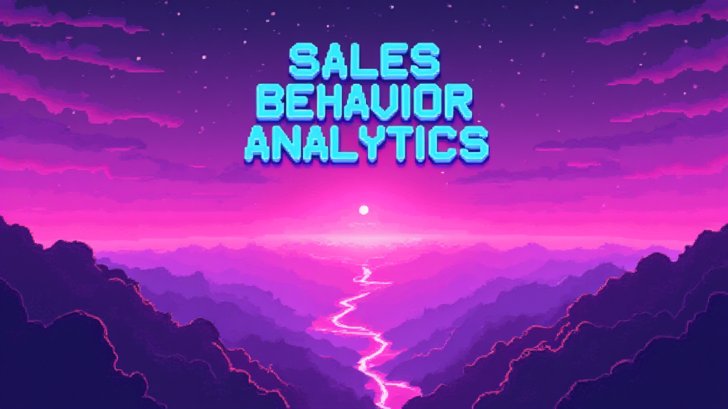 Sales Behavior Analytics: Boosting Performance